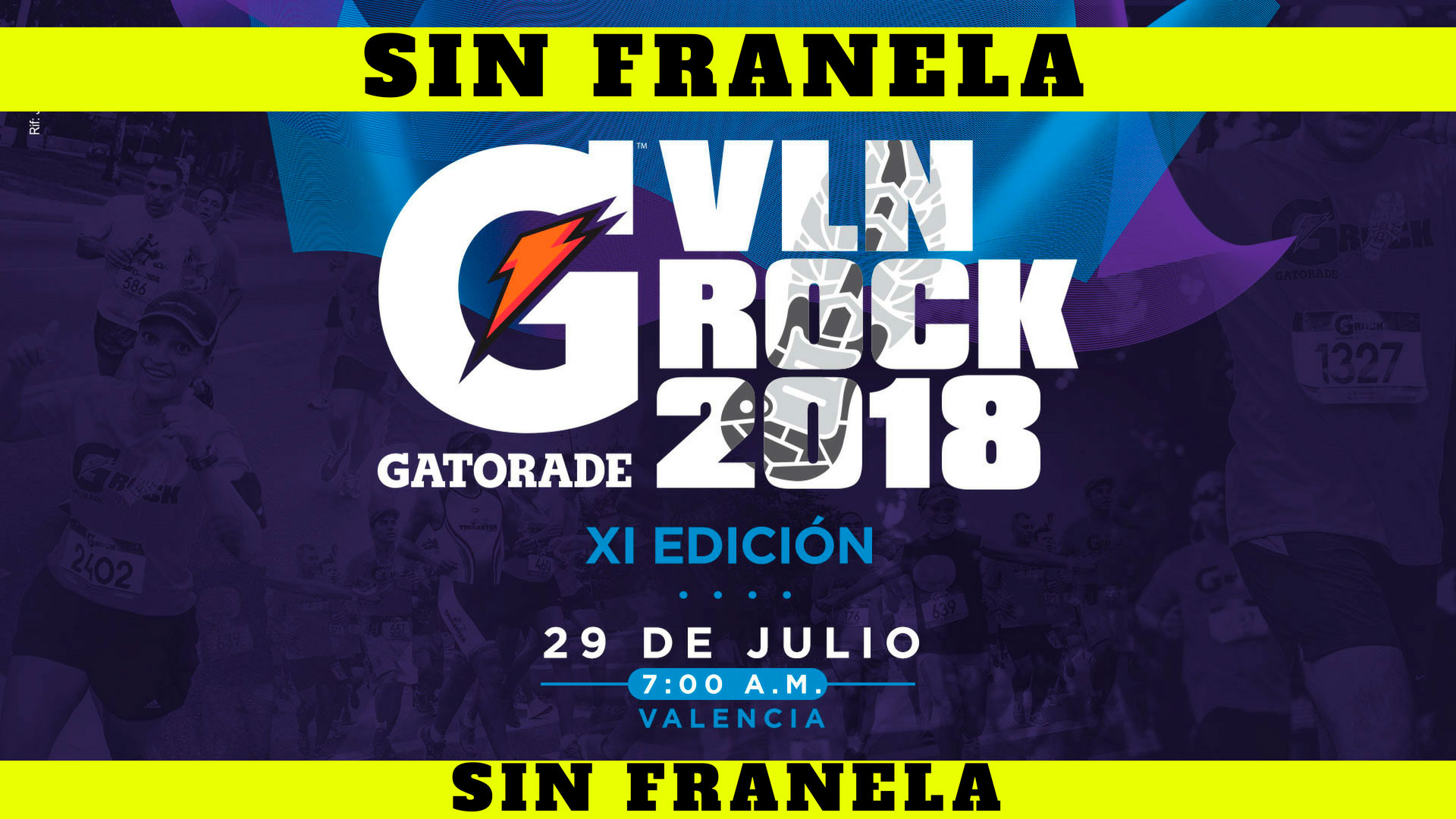 XI Gatorade Valencia Rock 10K - SIN FRANELA