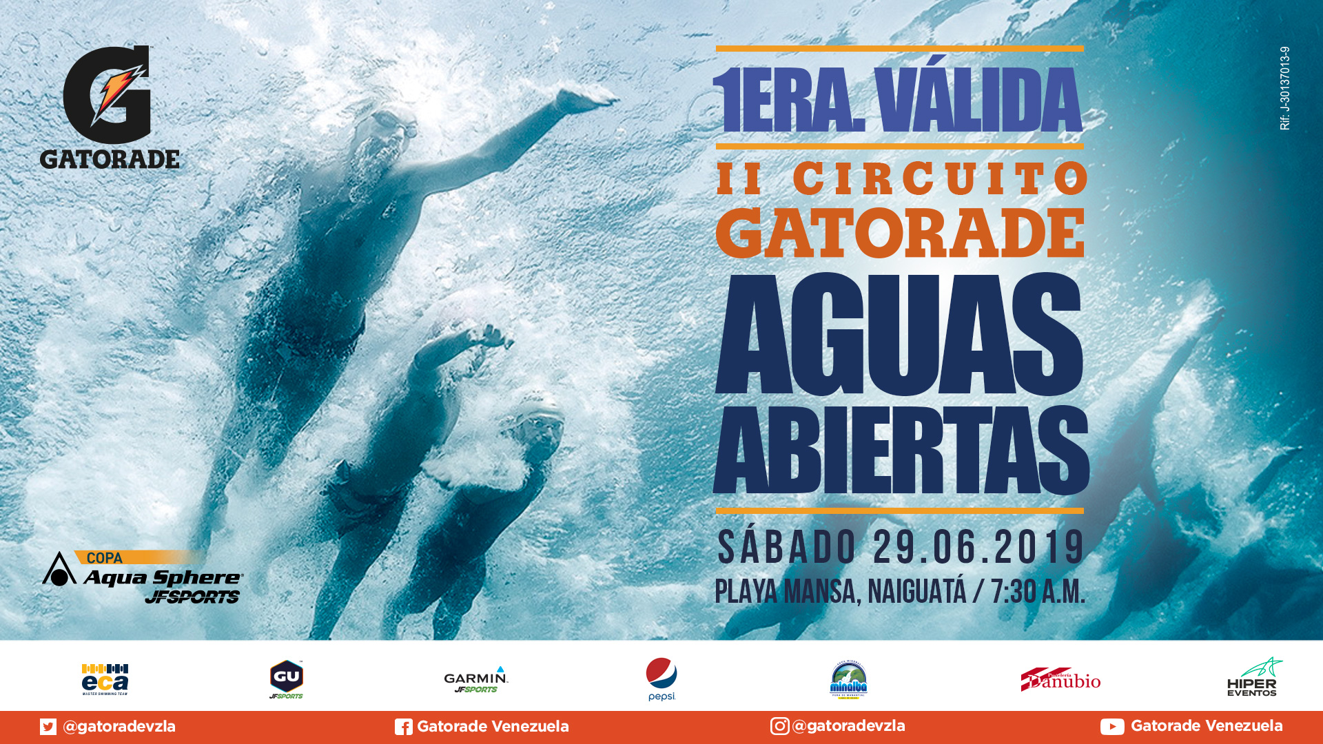 1era Válida II Circuito Gatorade Aguas Abiertas - Copa AquaSphere JF Sports