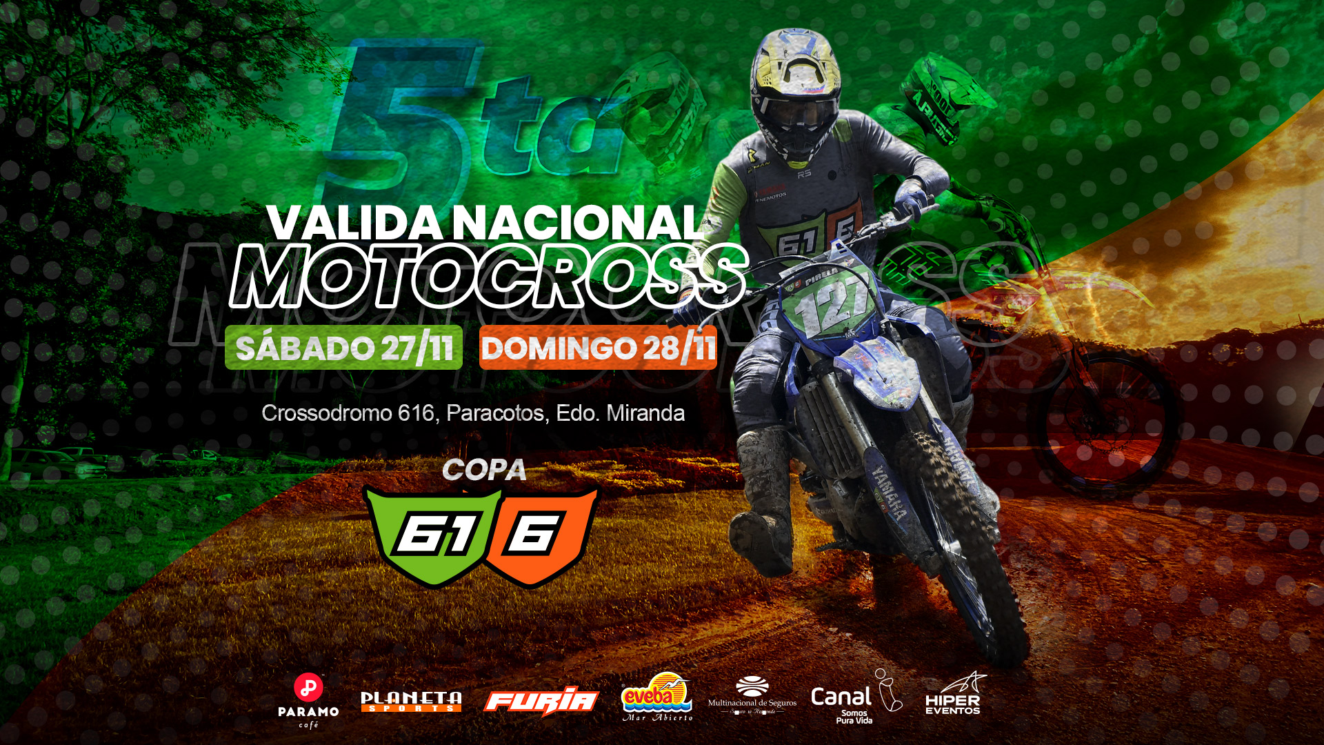 5ta Válida Campeonato Nacional de Motocross - Copa 616