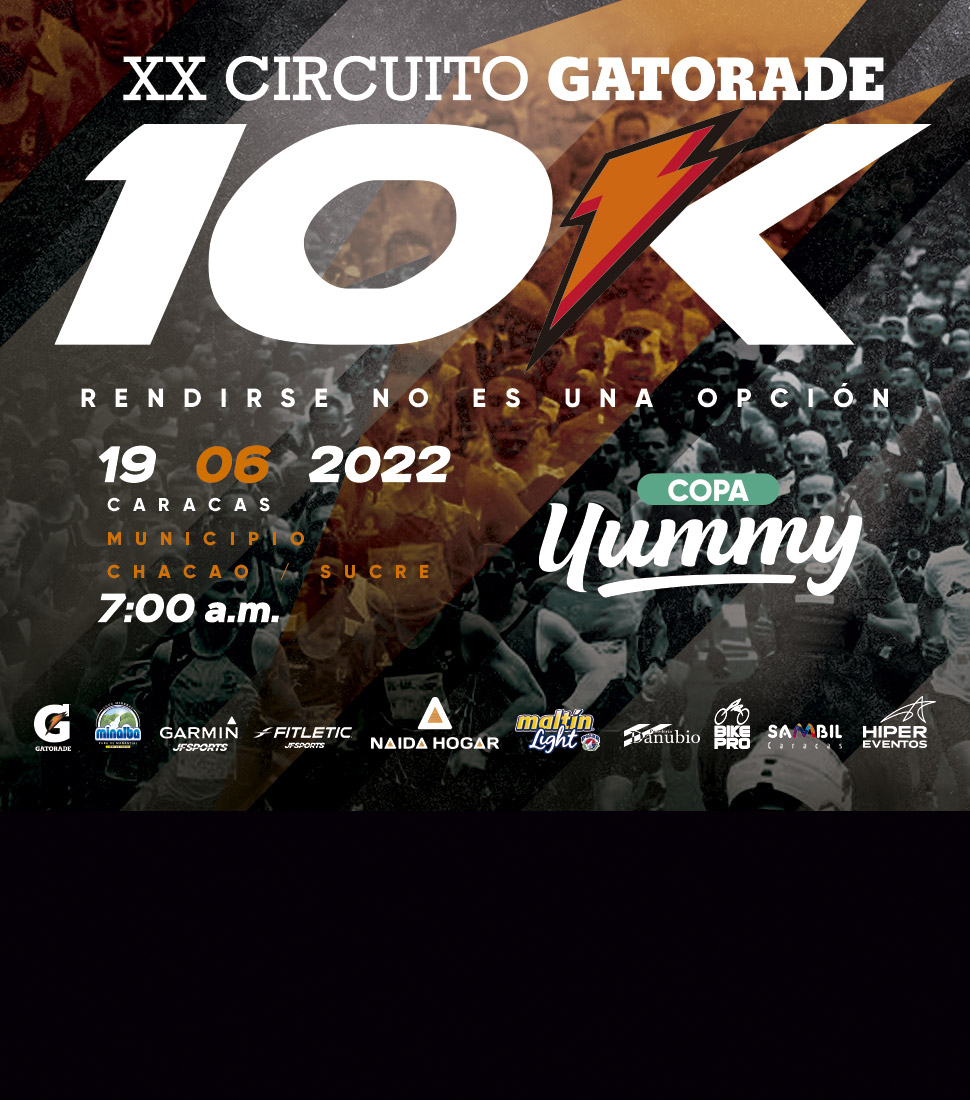 2da Carrera 10K XX Circuito Gatorade - Copa Yummy