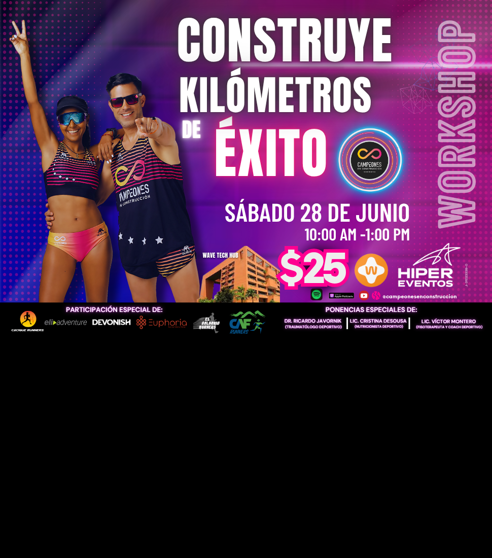 Workshop - Construye kilómetros de éxito
