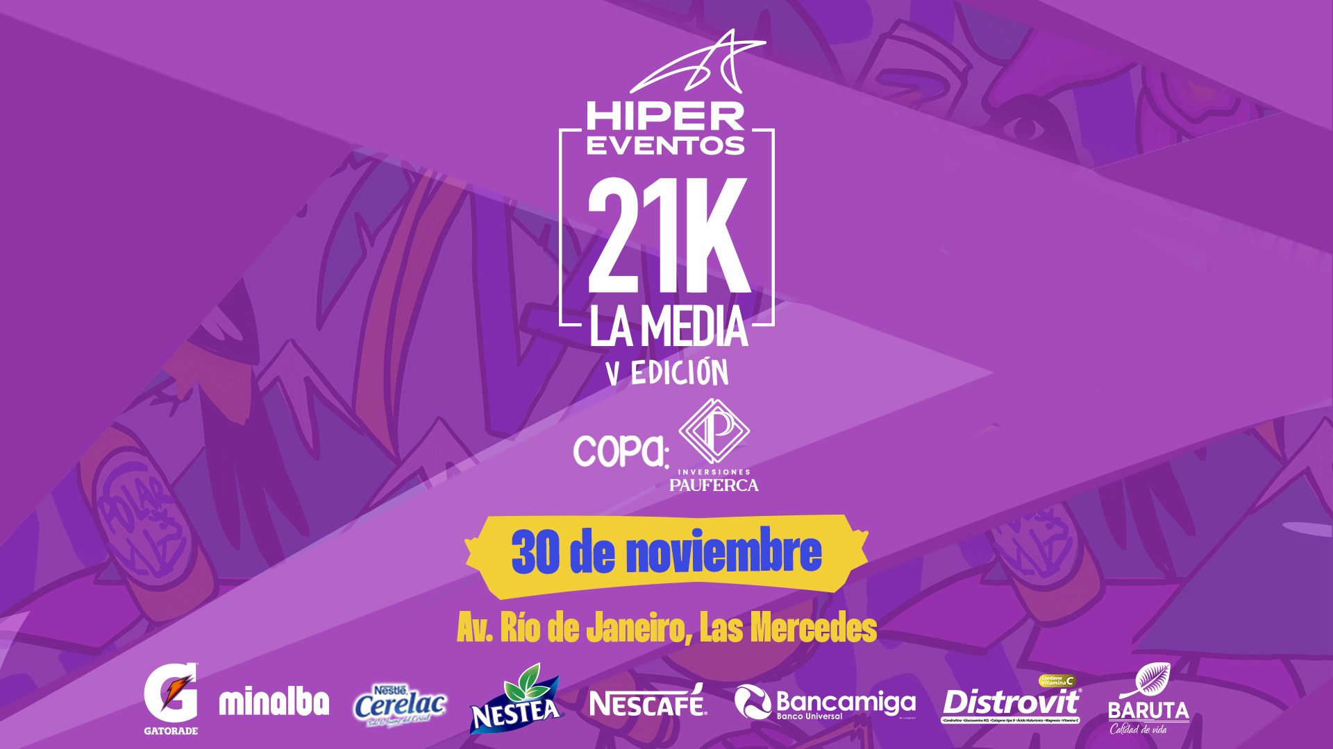 V Edición 21K La Media Hipereventos - Copa Pauferca